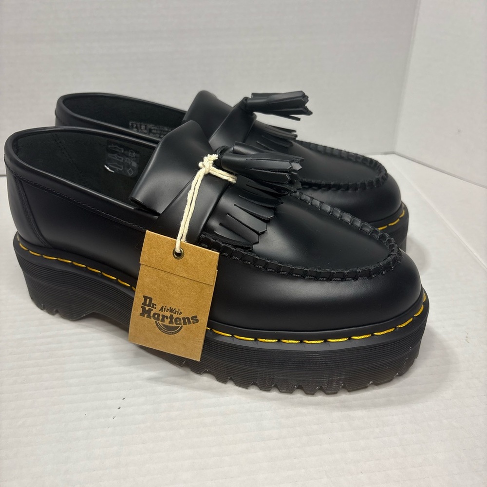Dr Martens Adrian Quad Platform Loafers - 9W / 8M